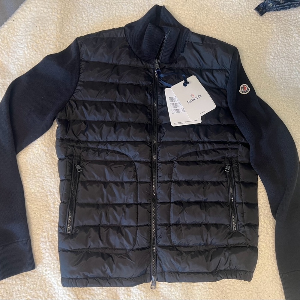 Moncler Cardigan Black New $1200 retail